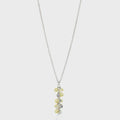 Teardrop Serenity – Yellow Necklace Set