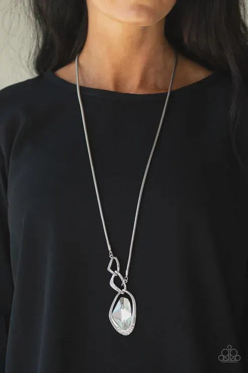 Optical Opulence – White Necklace Set