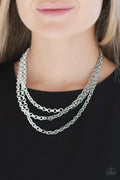 Turn Up The Volume – White Necklace Set