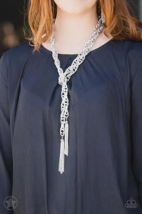 SCARFed for Attention – Silver Necklace Set