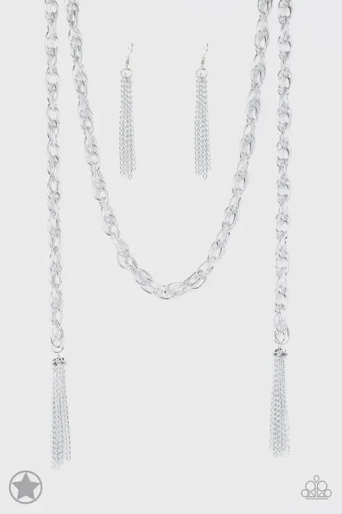 SCARFed for Attention – Silver Necklace Set