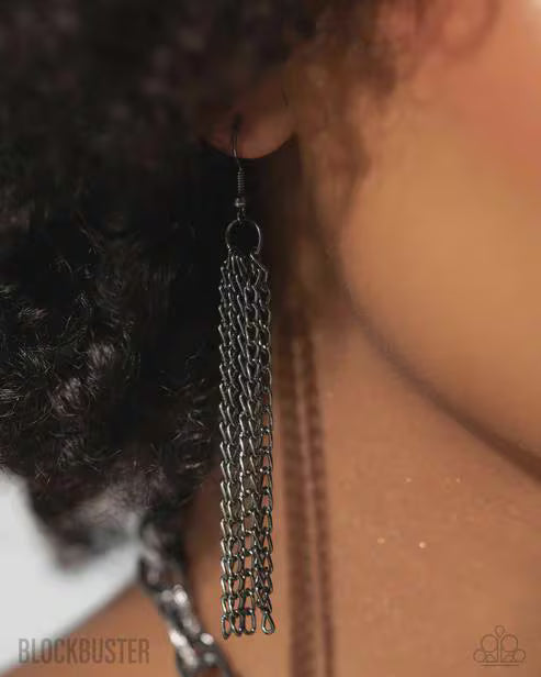 SCARFed for Attention – Gunmetal Necklace Set