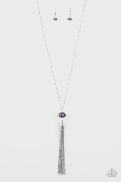 Socialite Of The Season – Purple Necklace Set