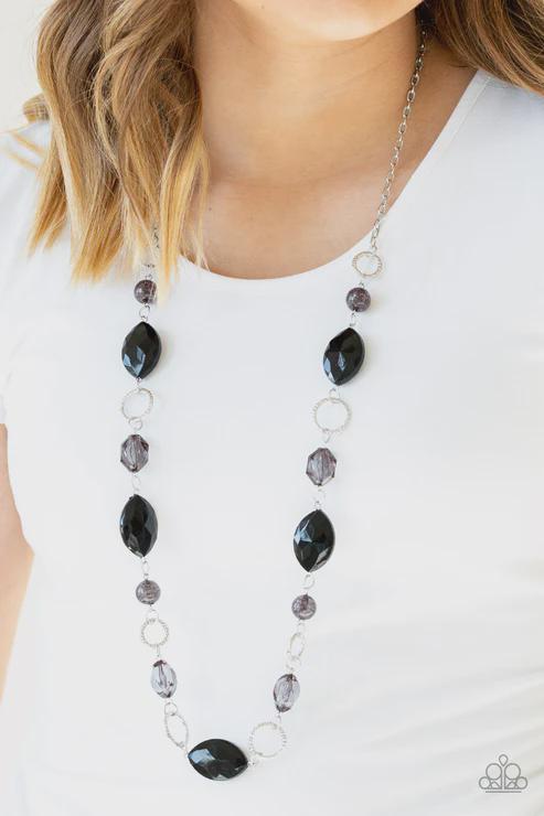Shimmer Simmer – Black Necklace Set