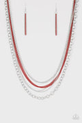 Intensely Industrial – Red Necklace Set