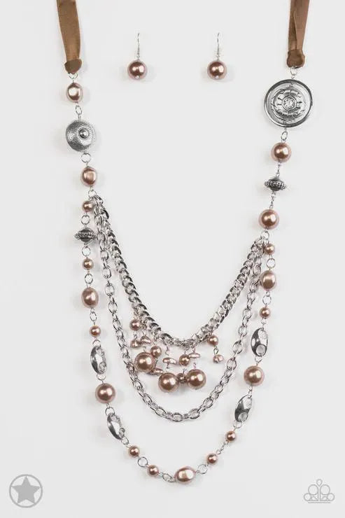 All The Trimmings – Brown Necklace Set