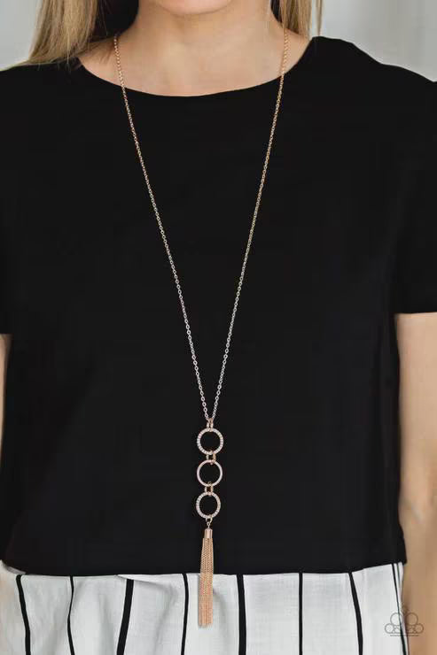 Diva In Diamonds Rose Gold Necklace Set