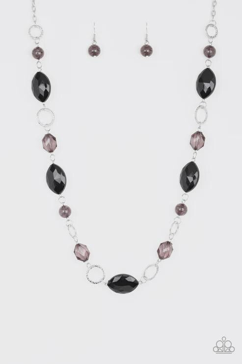 Shimmer Simmer – Black Necklace Set
