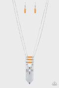 Triassic Era – Orange Necklace Set