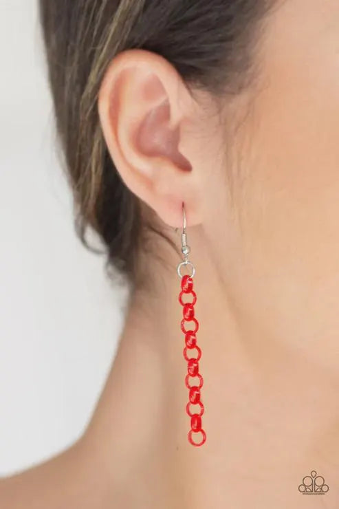 Turn Up The Volume – Red Necklace Set