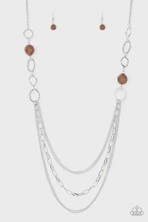 Margarita Masquerades – Brown Necklace Set
